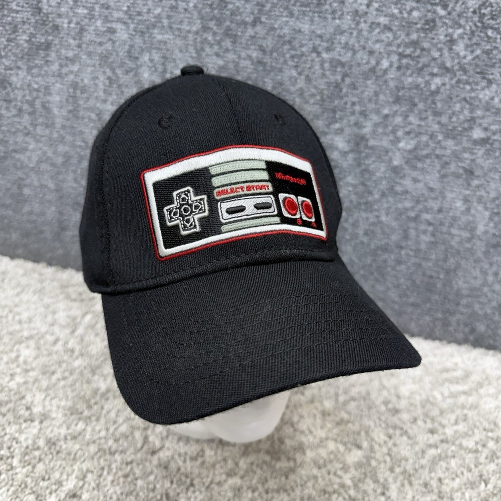 Nintendo NES hat cap black 2016 controller one size video games hat 115665